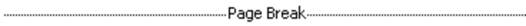 Page Break