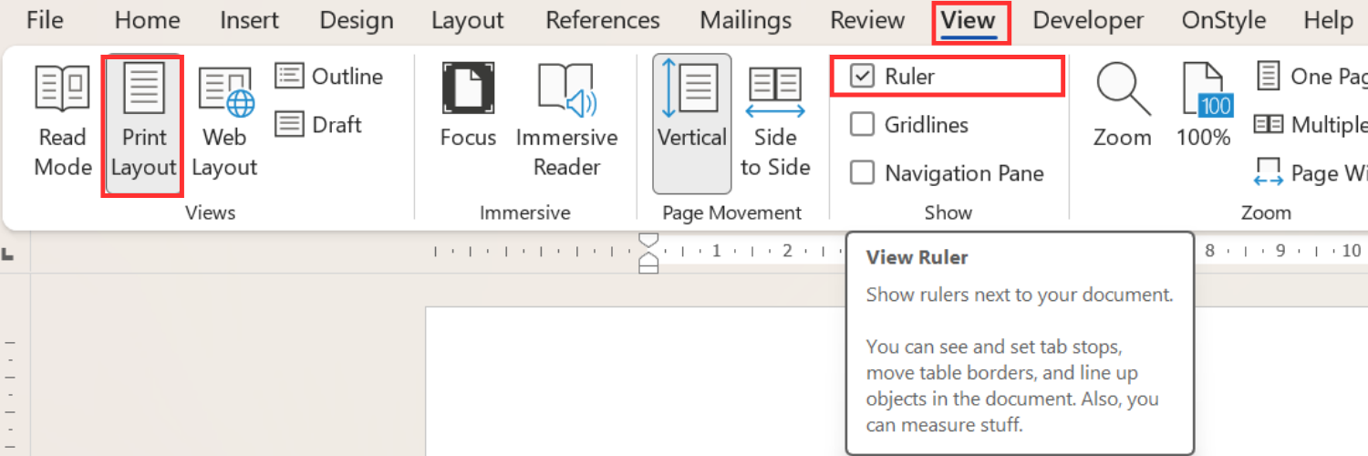 How to Use the Ruler in Word